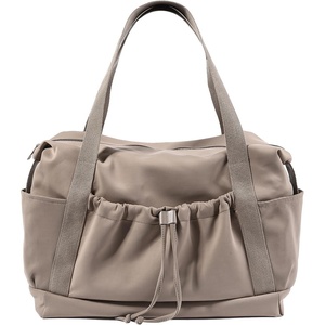image:imageVomgomfom 33L Soft Neoprene Tote With Zipper Foldable Shoulder Bag With Trolley Sleeve Women Overnight Travel Bag