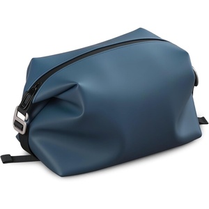 image:imageVomgomfom 6L 13 Inch Silicone Toiletry Bag Waterproof Leakproof Travel Cosmetic Organizer Adjustable GBuckle Compression Dopp Kit Foldable Makeup Bag for Women amp Men Grey 13 6LNavy